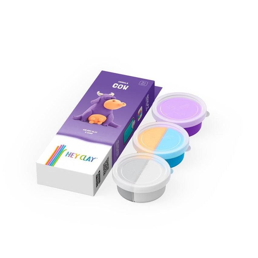 Hey Clay Cow Set Spotty Dot Toys