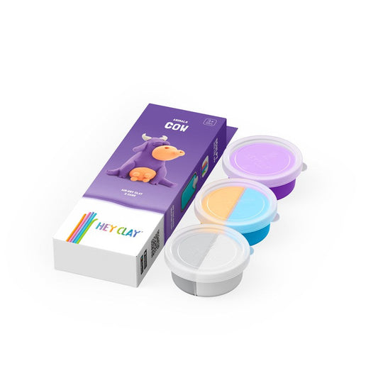 Hey Clay Cow Set Spotty Dot Toys