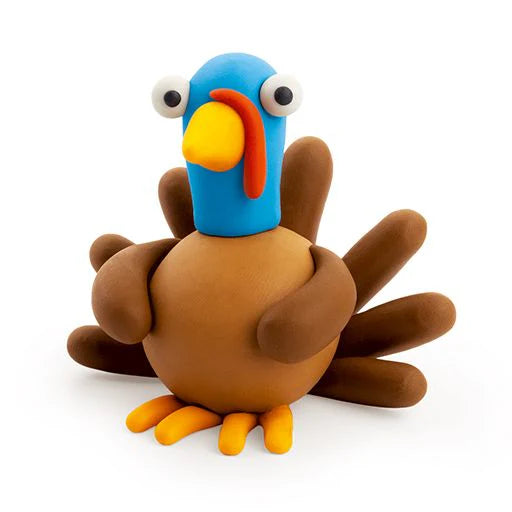 Hey Clay Farm Birds Turkey Spotty Dot Toys