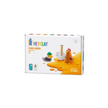 Load image into Gallery viewer, Hey Clay Medium Set 6 Cans Farm Birds Spotty Dot Toys
