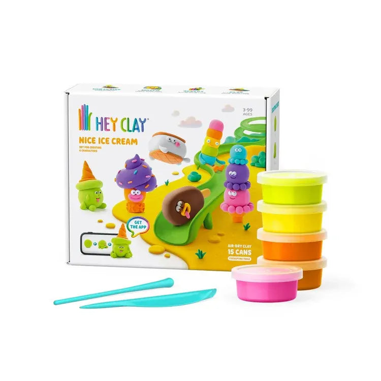 Hey Clay Nice Ice Cream Set Spotty Dot Toys