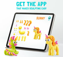 Load image into Gallery viewer, Hey Clay Rainbow Unicorns Spotty Dot Toys
