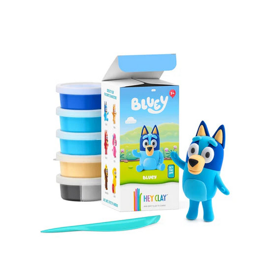 Hey Clay BLUEY Single Character Spotty Dot Toys
