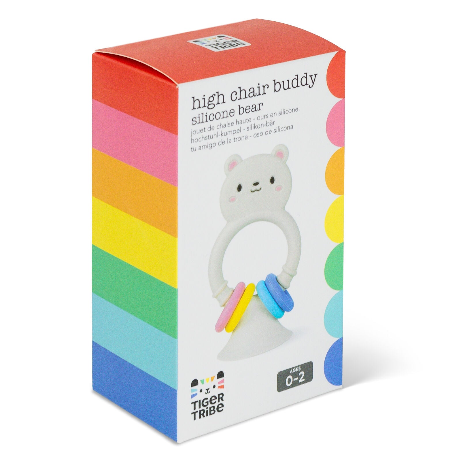 High Chair Buddy Silicone Bear Spotty Dot Toys
