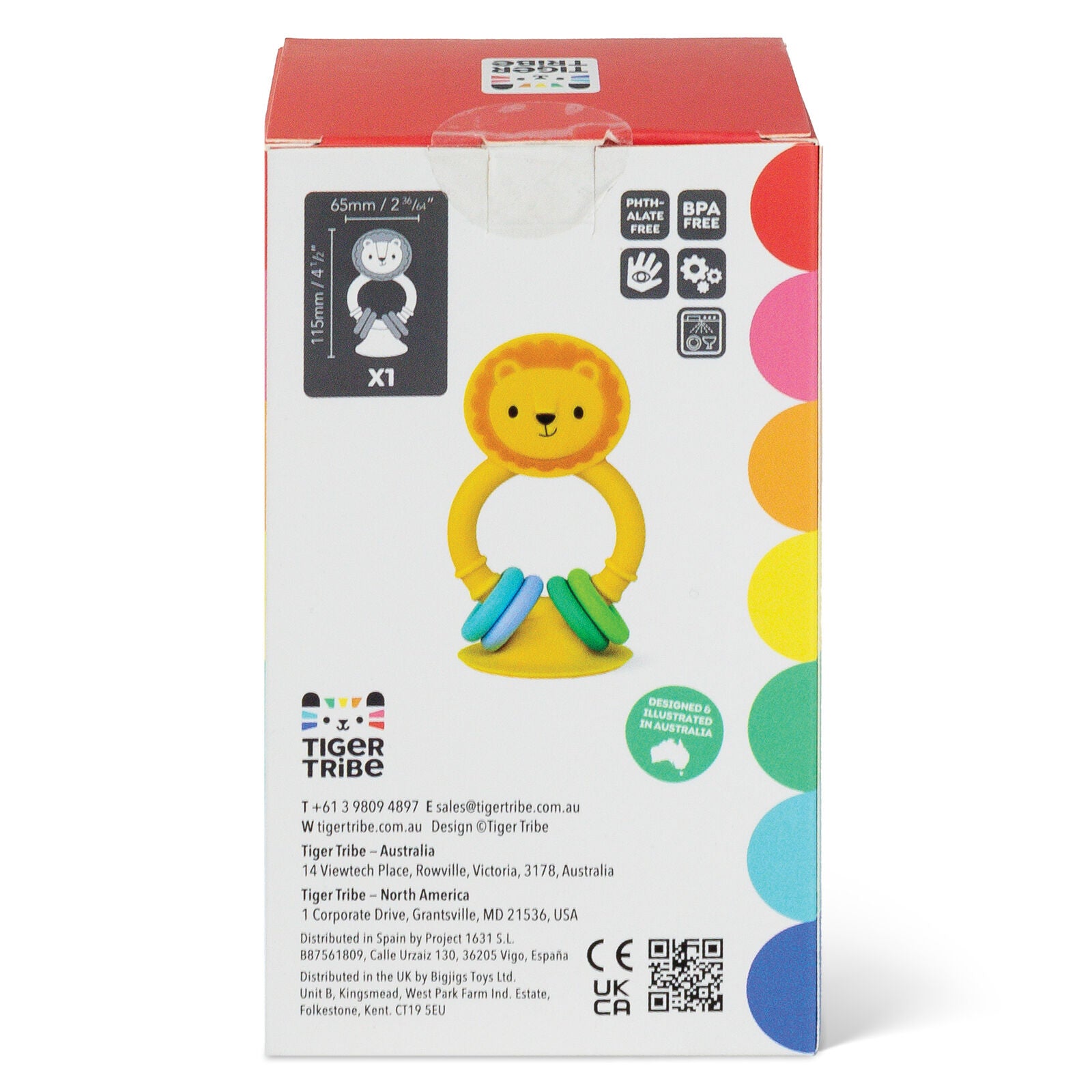 High Chair Buddy Silicone Lion Spotty Dot Toys