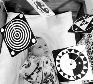 High Contrast Baby Mobile Spotty Dot