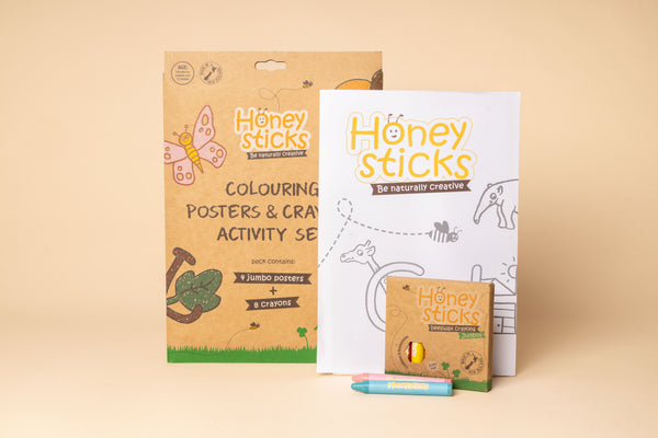 Honeysticks Jumbo Posters & Activity Pack - Spotty Dot Toys AU