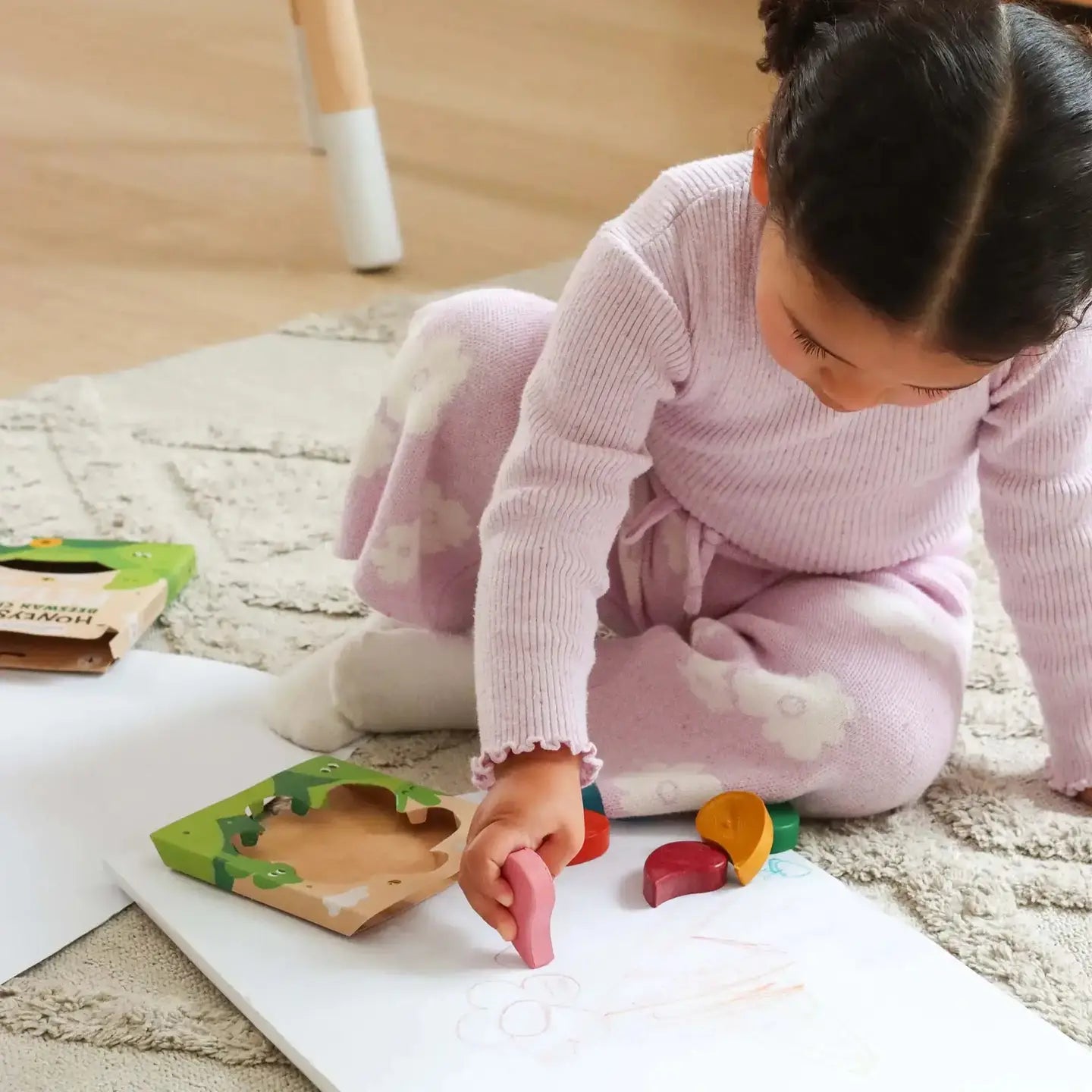 Honeysticks Beeswax Crayons Petals 6 pack Spotty Dot Toys