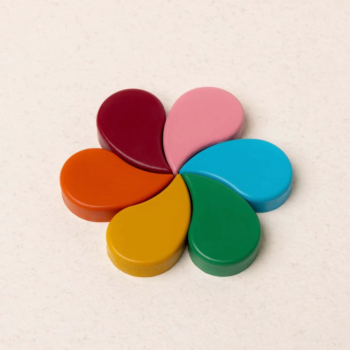 Honeysticks Beeswax Crayons Petals 6 pack Spotty Dot Toys