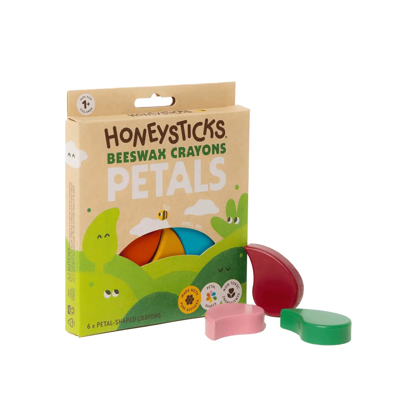 Honeysticks Beeswax Crayons Petals 6 pack Spotty Dot Toys