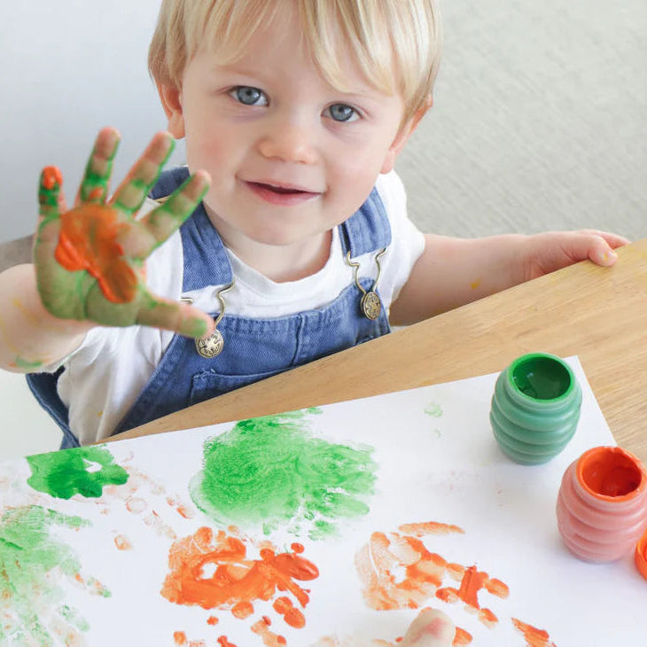 Honeysticks Finger Paint Pots Spotty Dot Toys