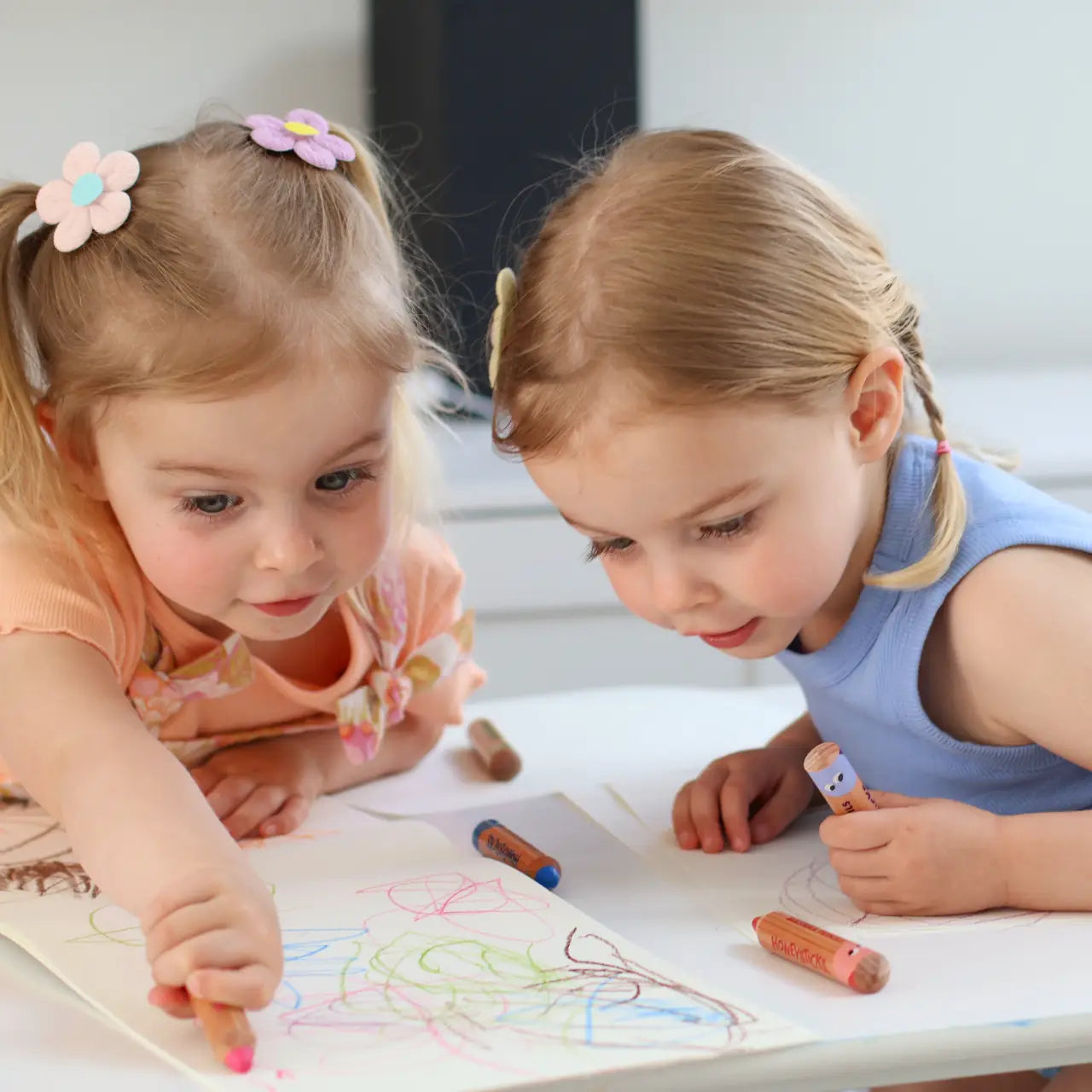 Honeysticks Little Learners Beeswax Pencils Spotty Dot Toys