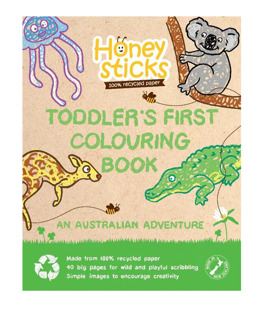 Honeysticks Toddlers First Colouring Book Spotty Dot Toys