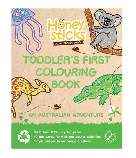 Honeysticks Toddlers First Colouring Book Spotty Dot Toys