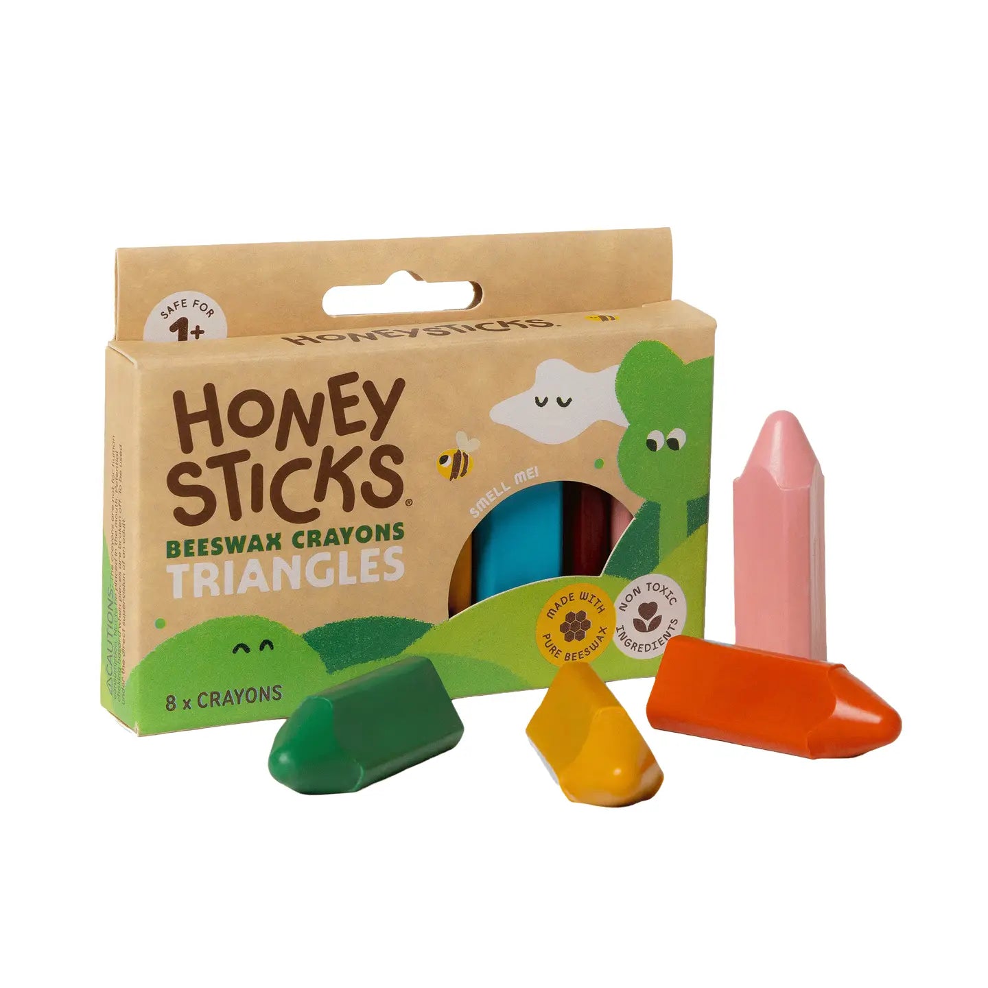 Honeysticks Triangles Beeswax Crayons Spotty Dot Toys
