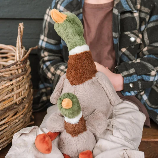 Mini Hugo the Mallard Duck Rattle Spotty Dot Toys