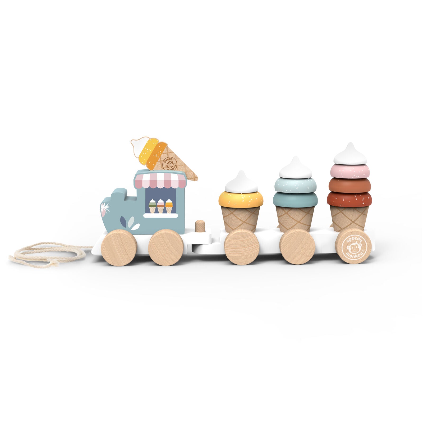 Ice Cream Stacking Train Spotty Dot Toys
