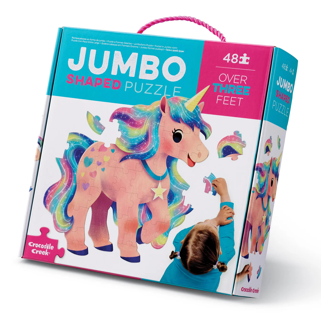 Jumbo Shaped Unicorn Puzzle Spotty Dot Toys