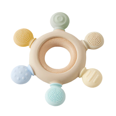 Kai Silicone Baby Teether Spotty Dot 
