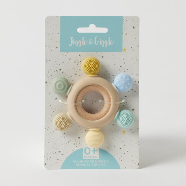 Kai Silicone Baby Teether Spotty Dot 