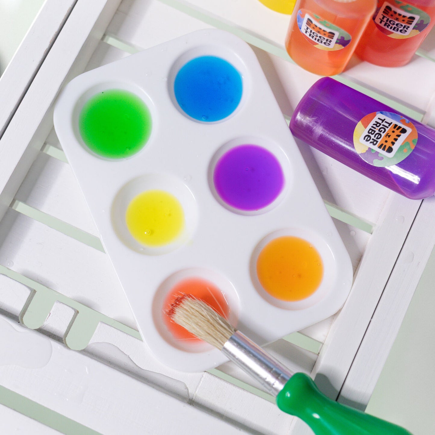 Kids Bath Paints Tiger Tribe Spotty Dot Toys