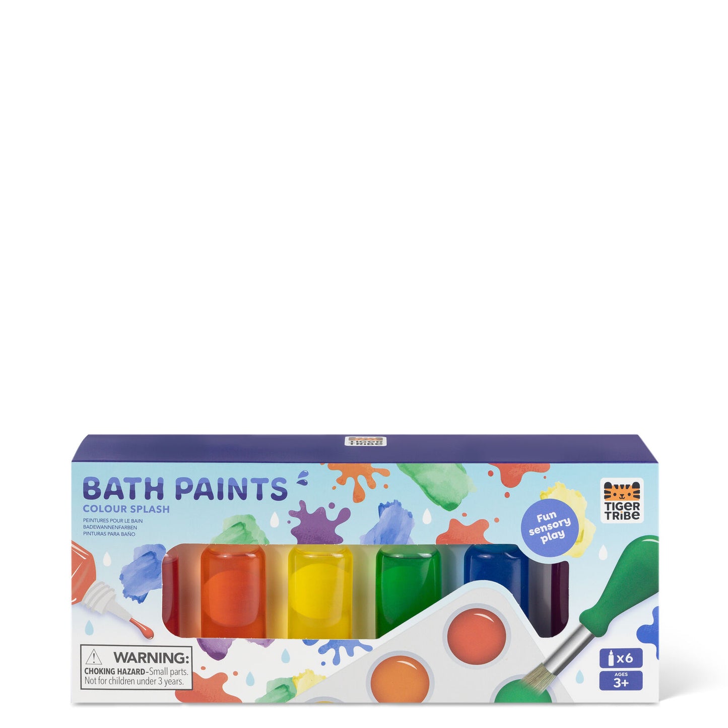 Kids Bath Paints Tiger Tribe Spotty Dot Toys