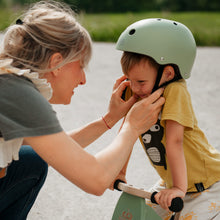 Load image into Gallery viewer, Kinderfeets - Toddler Bike Helmet - Matte Silver Sage - Spotty Dot AU
