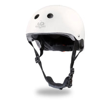 Load image into Gallery viewer, Kinderfeets Kids Helmet Matte White - Spotty Dot
