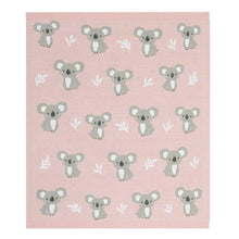 Load image into Gallery viewer, Koala Blush 100% Cotton Blanket - Spotty Dot Gifts
