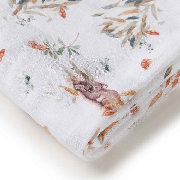 Koala Organic Cotton Muslin Wrap Spotty Dot