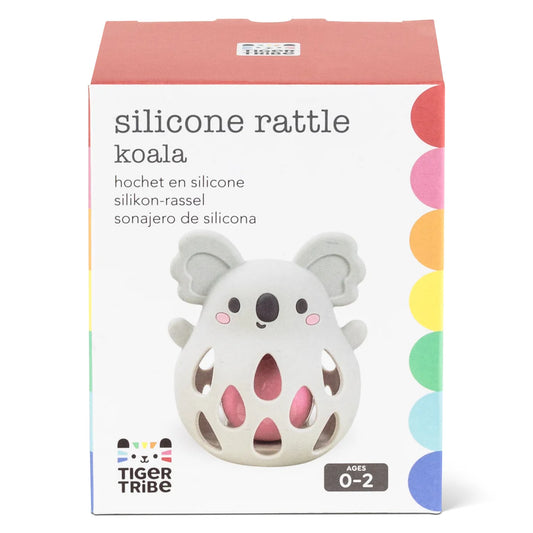 Koala Silicone Rattle Toy Spotty Dot Kids