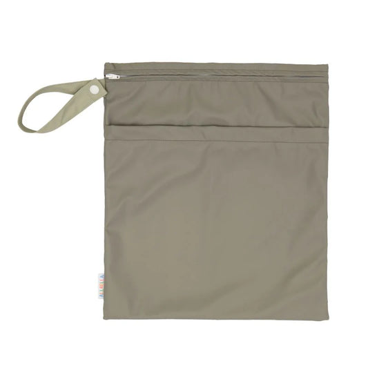 Large Recycled Wet Bag Sage Spotty Dot Baby