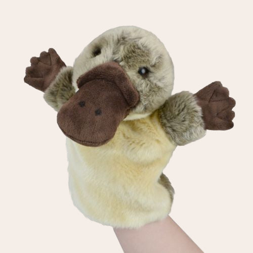 Lil Friends Australian Hand Puppets Platypus Spotty Dot Toys