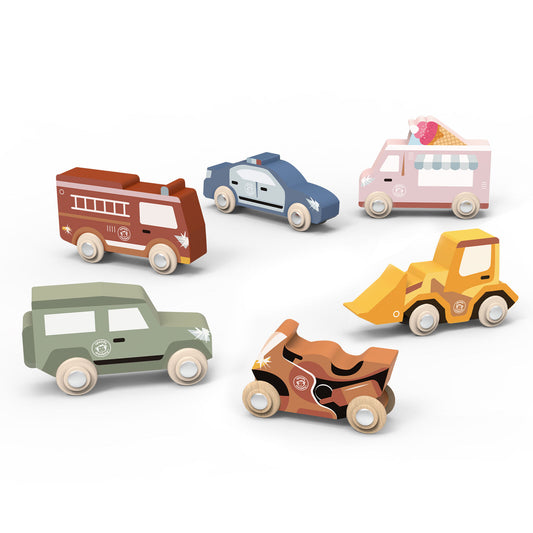 Little Wooden Vehicles by Speedy Monkey Spotty Dot Toys