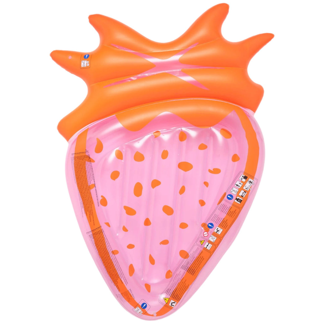 Luxe Lie On Float Strawberry - Spotty Dot Toys