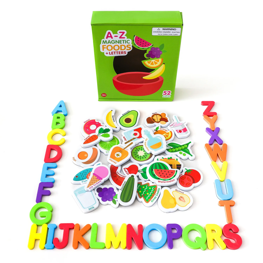 Magnetic Foods & Letters - 2+