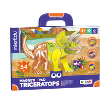 Load image into Gallery viewer, Magnetic Pad Triceratops - Spotty Dot Toys
