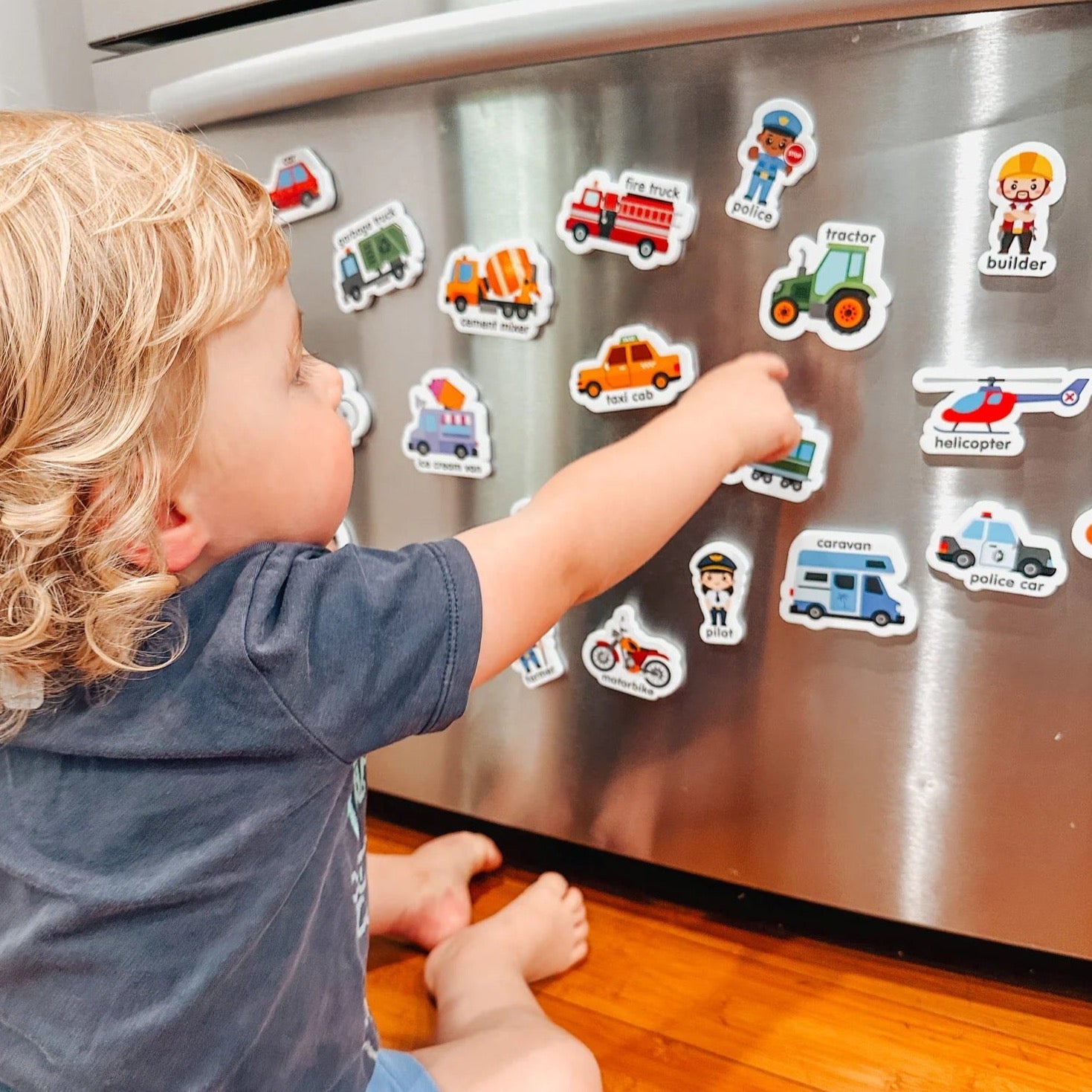 Magnetic Vehicles & Professions - Spotty Dot Toys