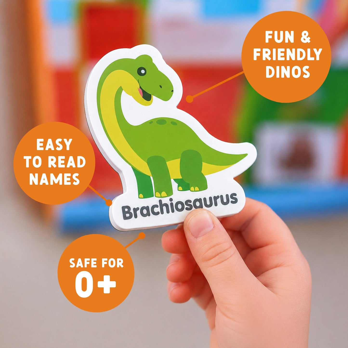 Magnetic Dinosaurs Curious Columbus Spotty Dot Toys