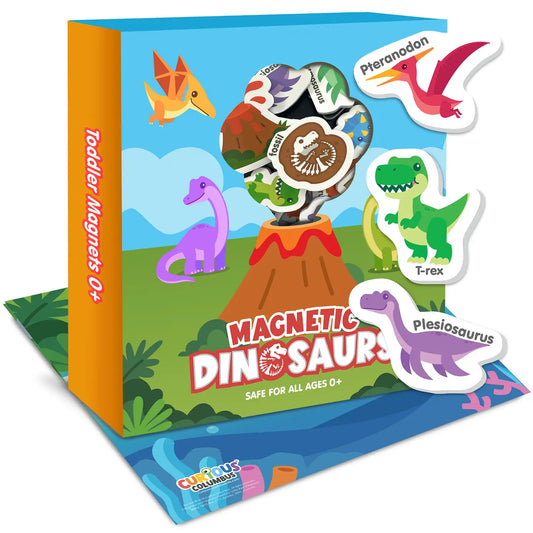 Magnetic Dinosaurs Curious Columbus Spotty Dot Toys