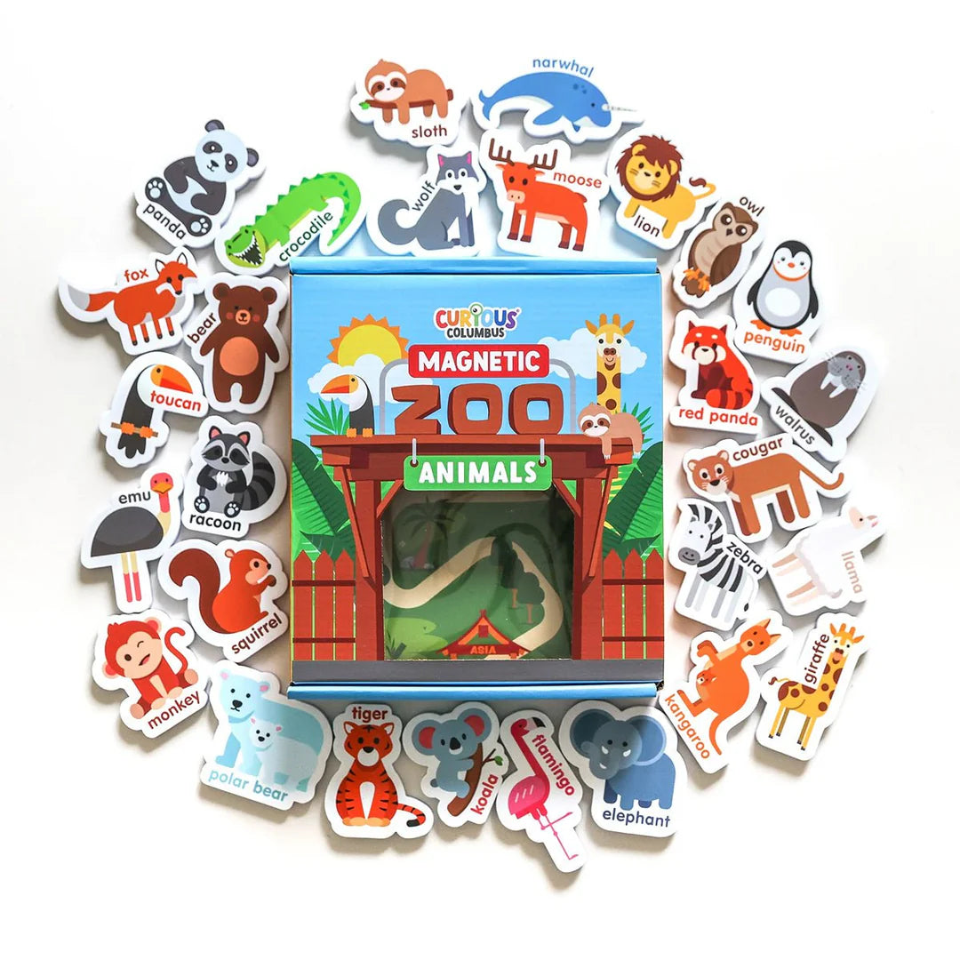 Magnetic Zoo Animals Spotty Dot Child