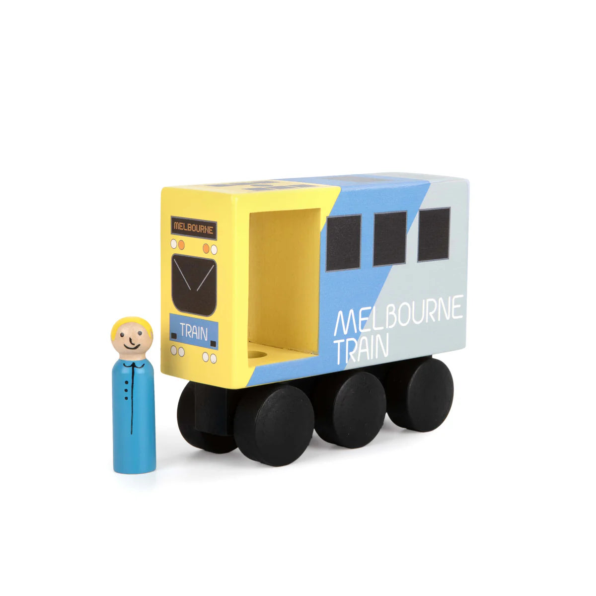 Melbourne Midi Wooden Train Spotty Dot Toys