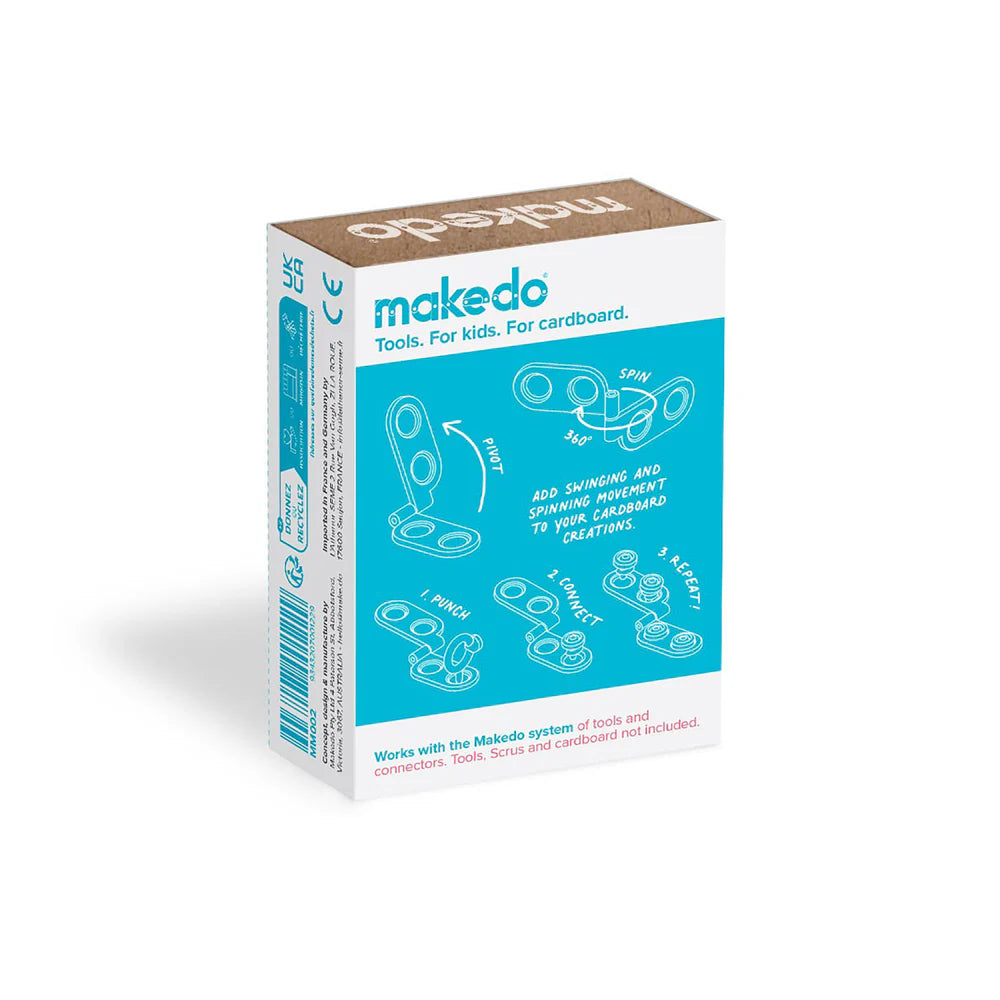 Makedo Spin Hinge Spotty Dot Kids