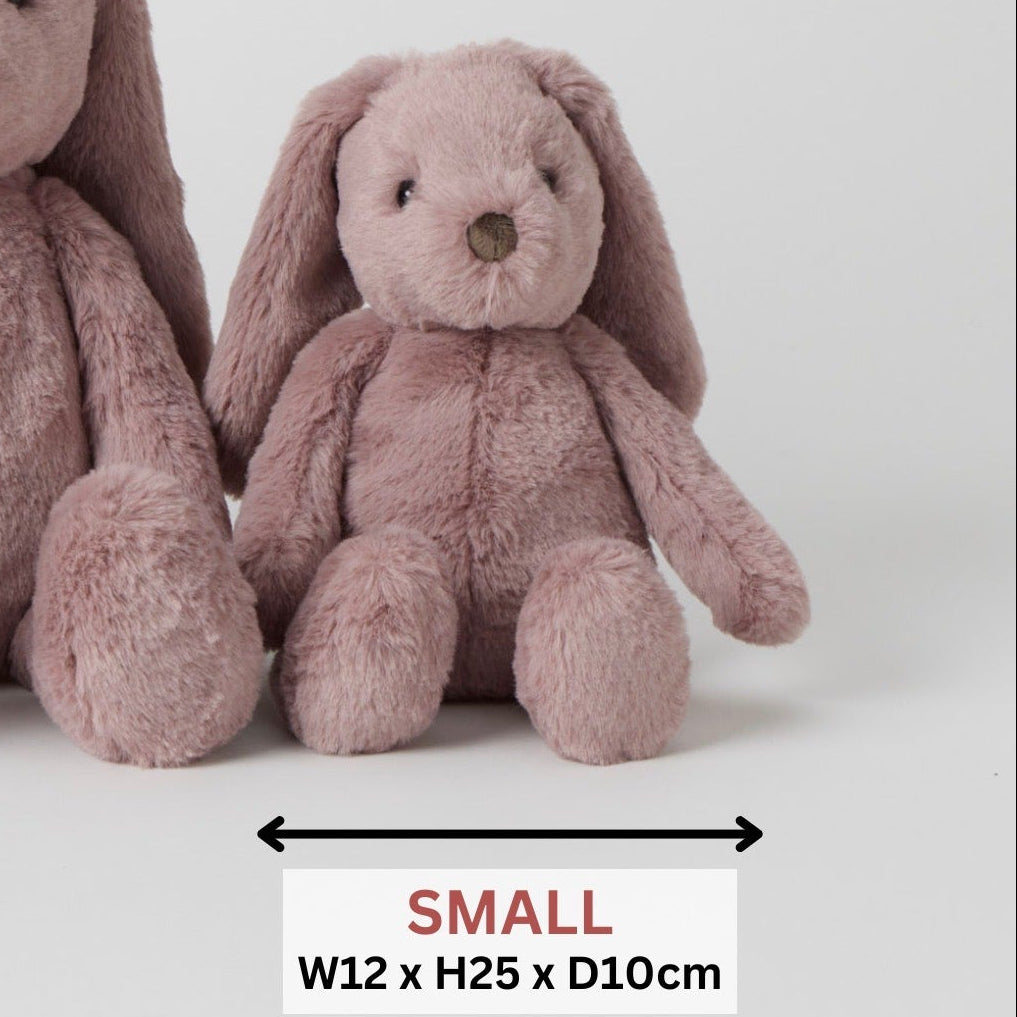 Mauve Plush Bunny Small & Medium - Spotty Dot AU