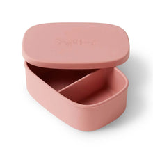 Load image into Gallery viewer, Mealtime Snuggle Hunny Medium Rose Silicone Lunchbox Spotty Dot
