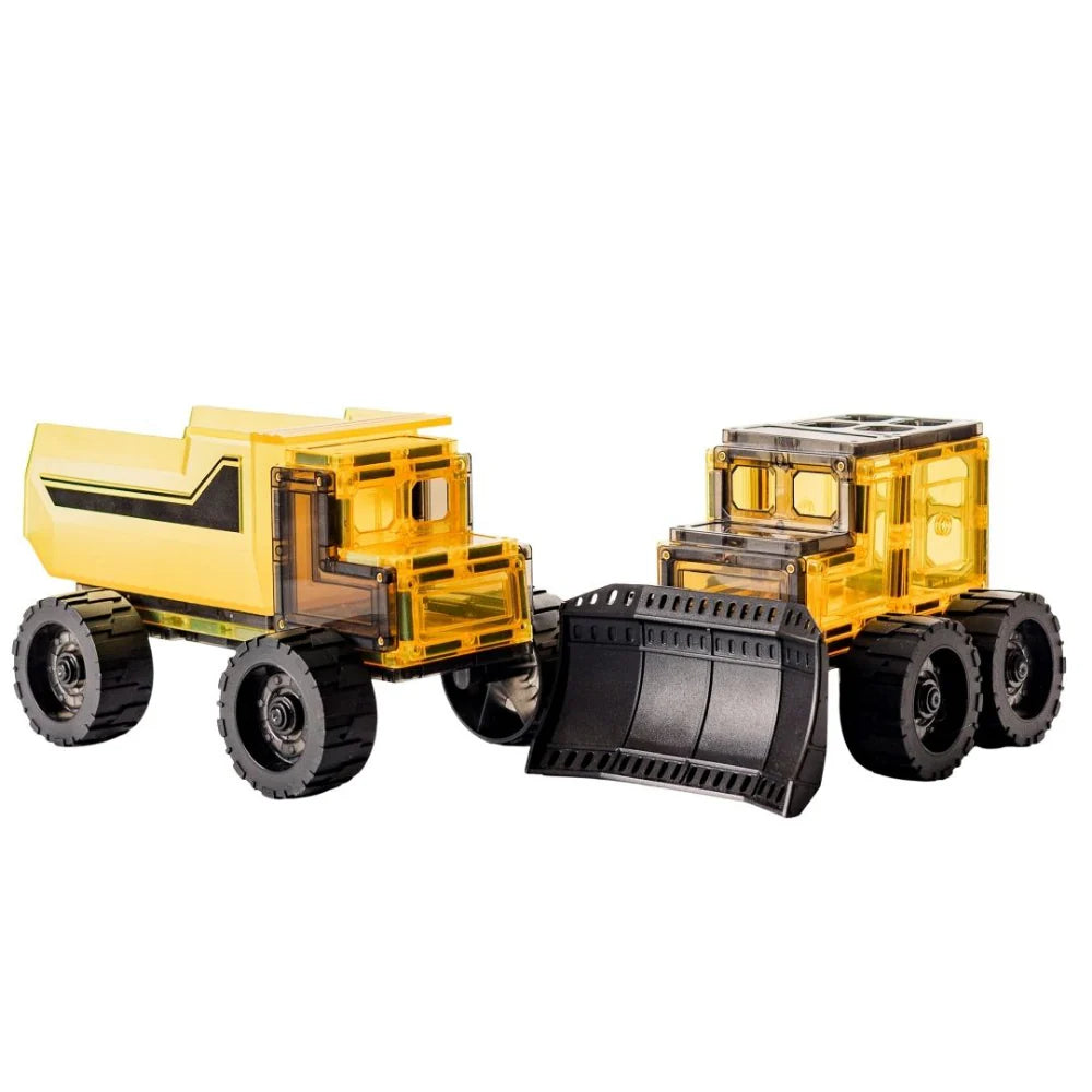 Mega Earth Movers x22 Pieces Magnetic Play Spotty Dot Toys