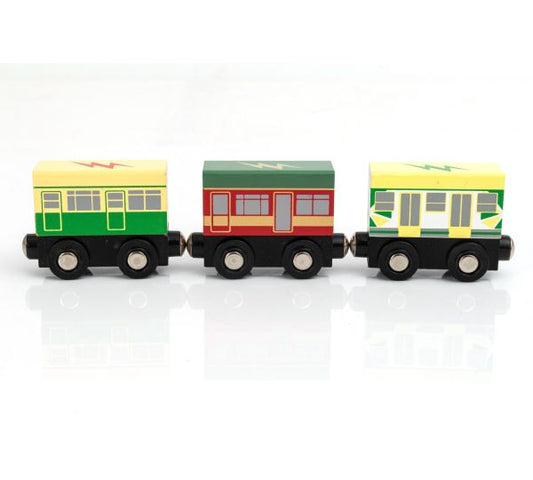 Melbourne Magnetic Tram Set Spotty Dot Toys