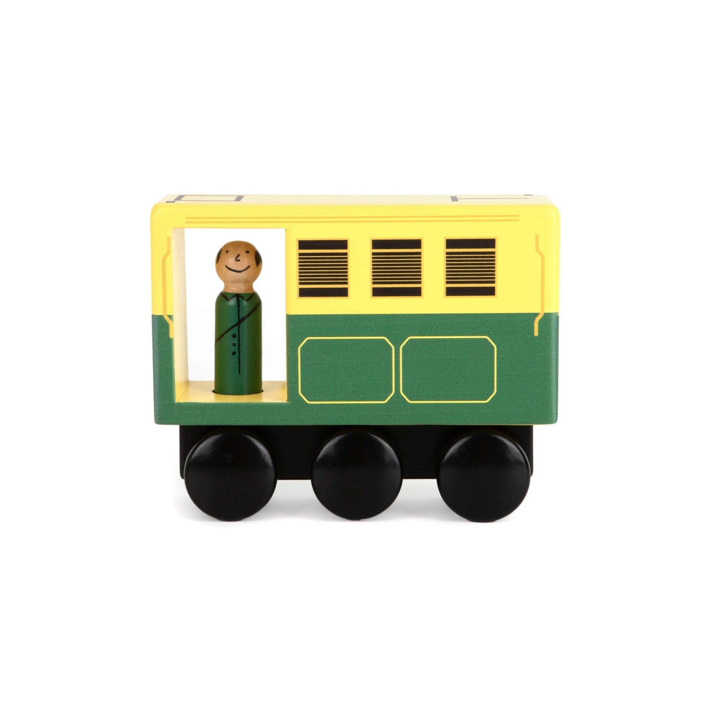 Melbourne Midi Wooden Tram Toy Spotty Dot Kids