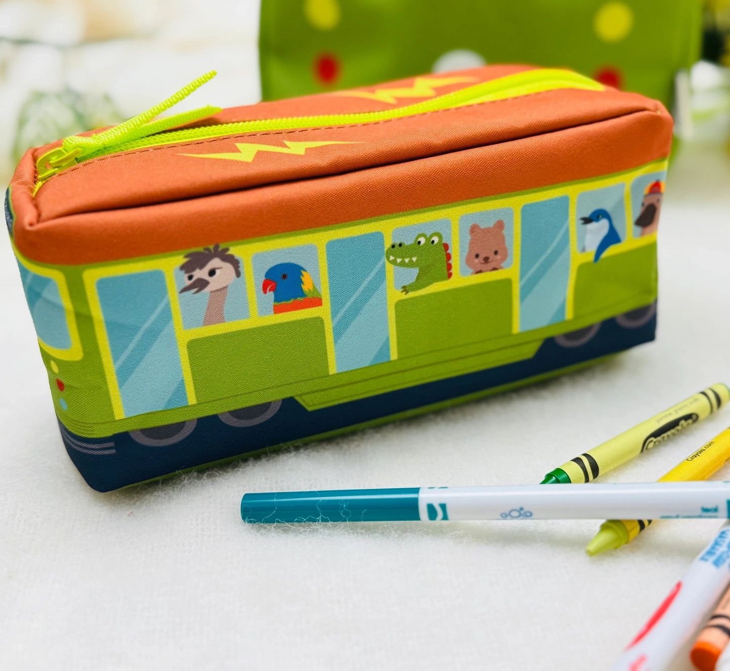 Melbourne Tram Pencil Case Spotty Dot Toys