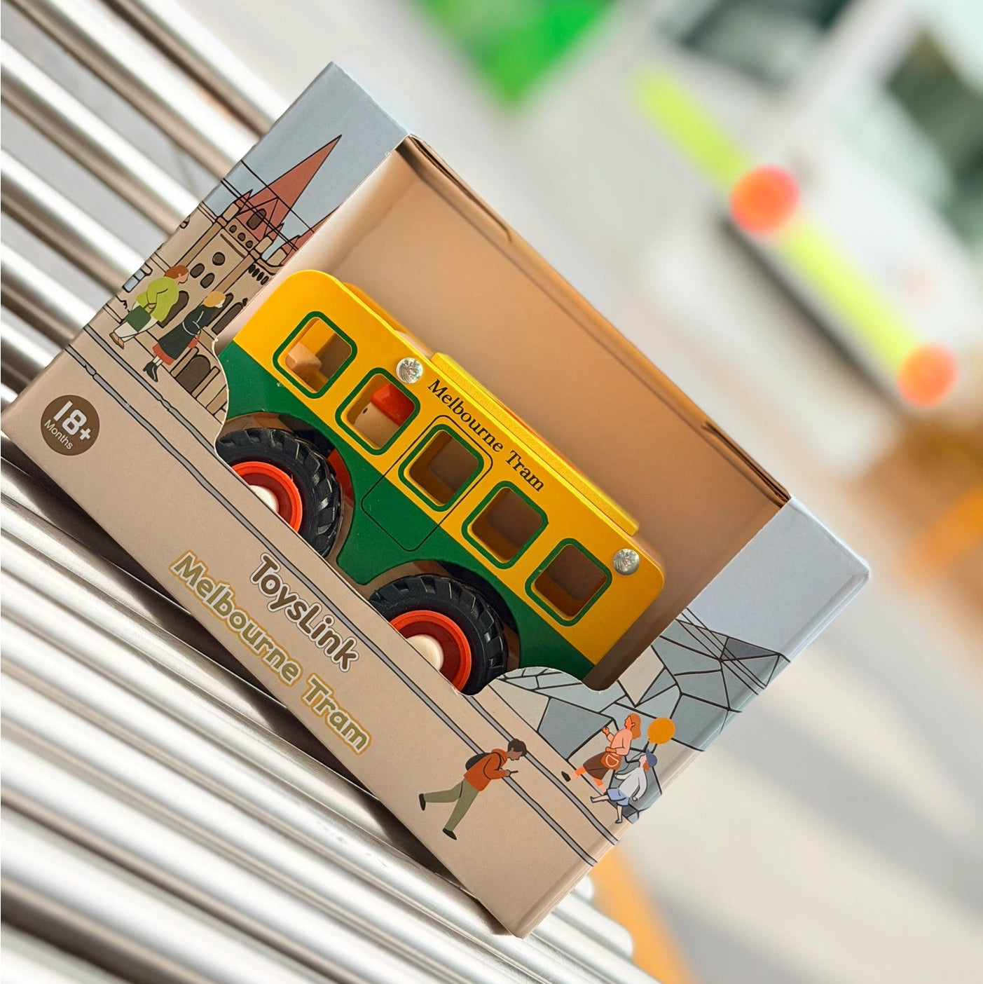 Melbourne Tram Wooden Spotty Dot Child